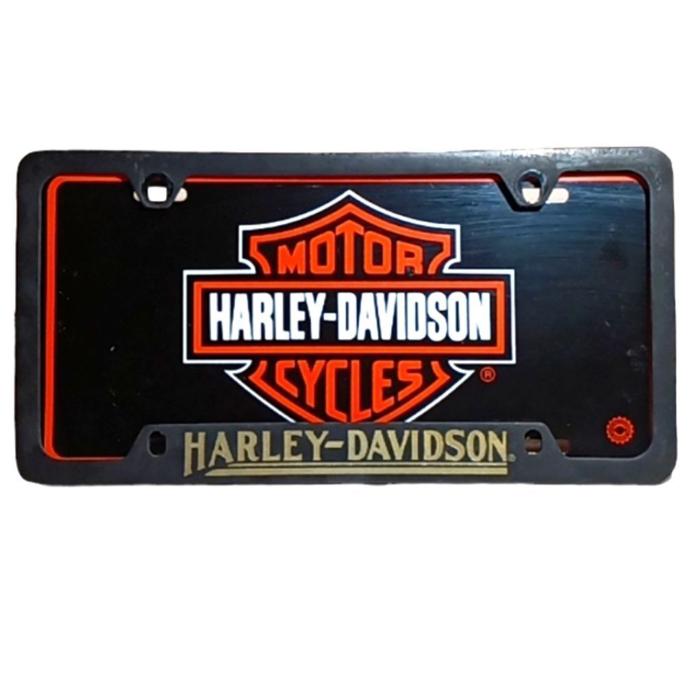 Harley Davidson Vanity Plate and Frame